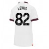 Manchester City Rico Lewis #82 Bortedrakt Kvinner 2023-24 Kortermet